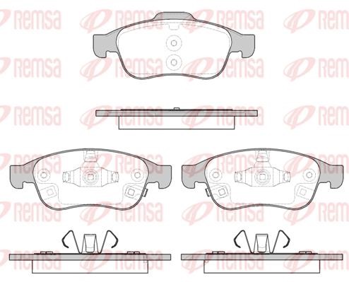 Kawe 124812 Brake Pad Set, disc brake 124812