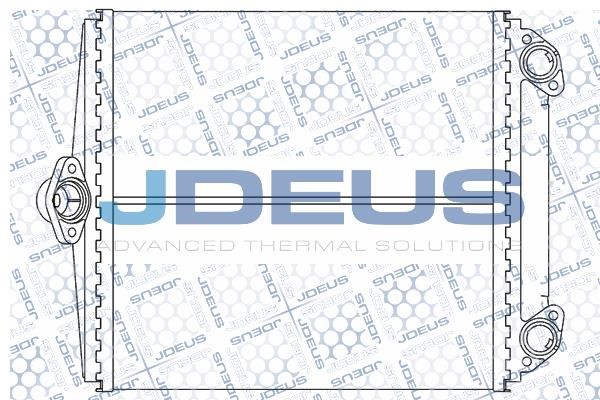 J. Deus 217B09 Heat exchanger, interior heating 217B09