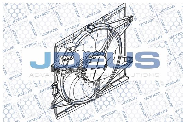 J. Deus EV0111540 Fan, radiator EV0111540