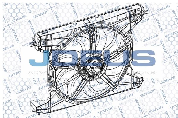 J. Deus EV8E5240 Fan, radiator EV8E5240