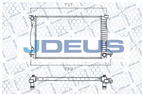 J. Deus M-0010120 Radiator, engine cooling M0010120