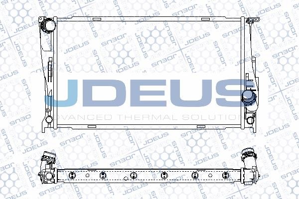 J. Deus M0050840 Radiator, engine cooling M0050840