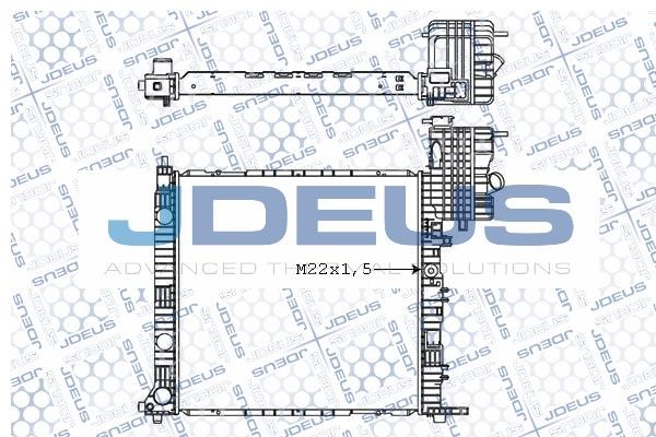 J. Deus M-0171210 Radiator, engine cooling M0171210