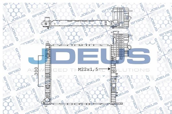 J. Deus M-0171220 Radiator, engine cooling M0171220