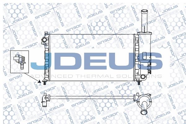 J. Deus M-011066A Radiator, engine cooling M011066A