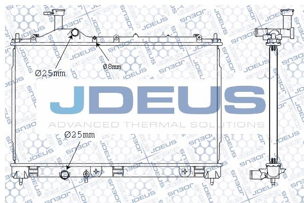 J. Deus M-0180700 Radiator, engine cooling M0180700