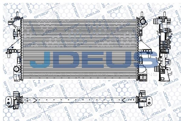 J. Deus M-0111500 Radiator, engine cooling M0111500