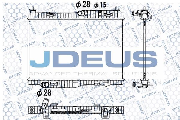 J. Deus M-0120360 Radiator, engine cooling M0120360
