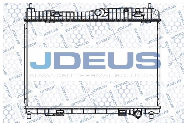 J. Deus M-0120440 Radiator, engine cooling M0120440