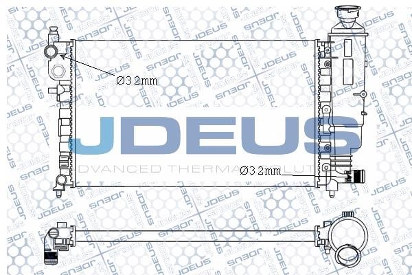 J. Deus M-0210580 Radiator, engine cooling M0210580