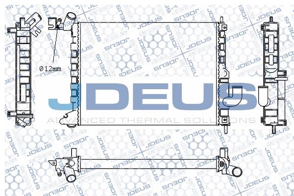 J. Deus M-020050A Radiator, engine cooling M020050A