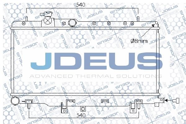 J. Deus M-0260040 Radiator, engine cooling M0260040