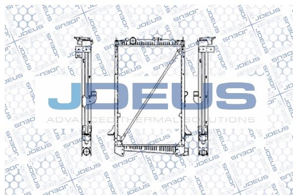 J. Deus M-1080060 Radiator, engine cooling M1080060