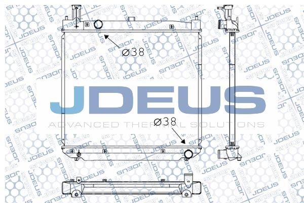 J. Deus M-0281020 Radiator, engine cooling M0281020