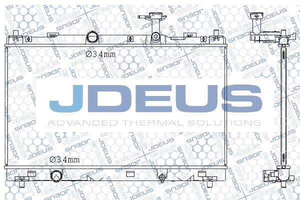 J. Deus M-0420320 Radiator, engine cooling M0420320