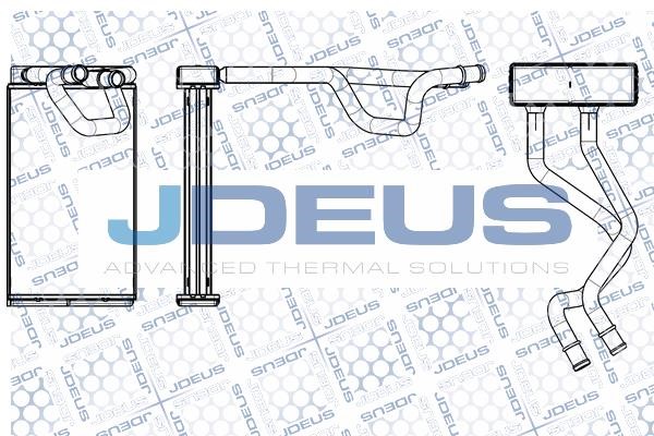 J. Deus M-2190610 Heat exchanger, interior heating M2190610