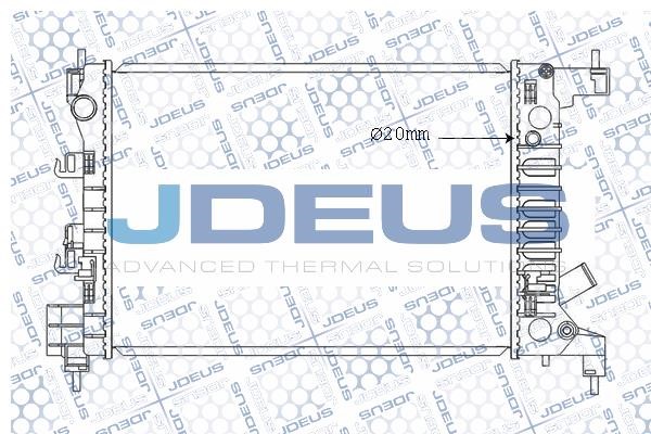 J. Deus M-0560150 Radiator, engine cooling M0560150