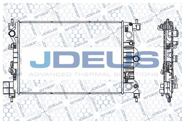 J. Deus M056018A Radiator, engine cooling M056018A