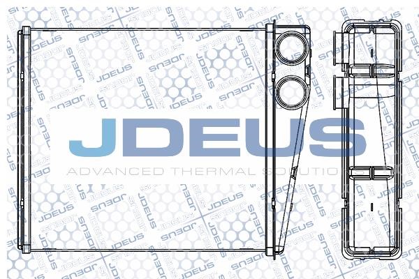 J. Deus M201003A Heat exchanger, interior heating M201003A