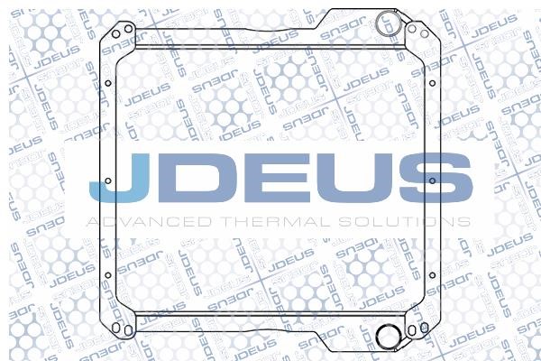 J. Deus M-0640040 Radiator, engine cooling M0640040