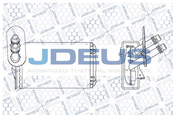 J. Deus M-2010190 Heat exchanger, interior heating M2010190
