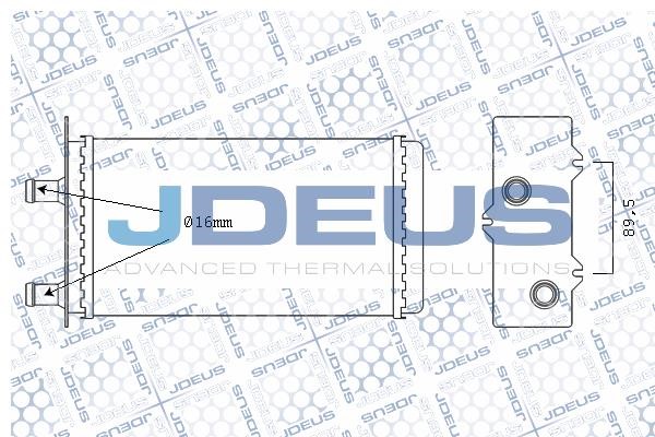 J. Deus M-203001A Heat Exchanger, interior heating M203001A