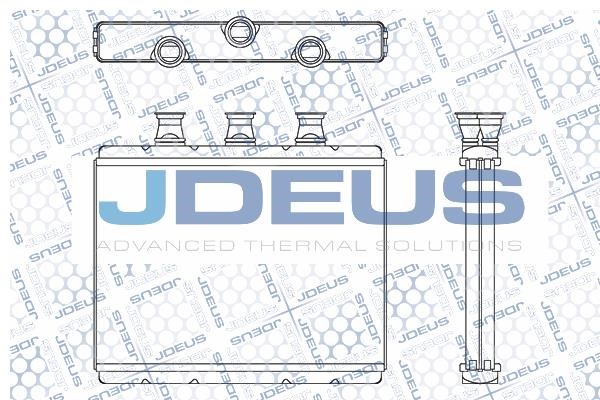 J. Deus M-2050250 Heat Exchanger, interior heating M2050250