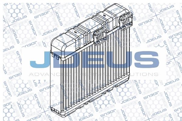 J. Deus M205076A Heat exchanger, interior heating M205076A