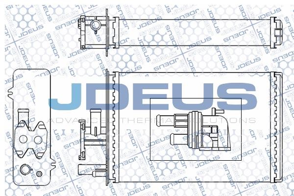 J. Deus M-2110520 Heat exchanger, interior heating M2110520