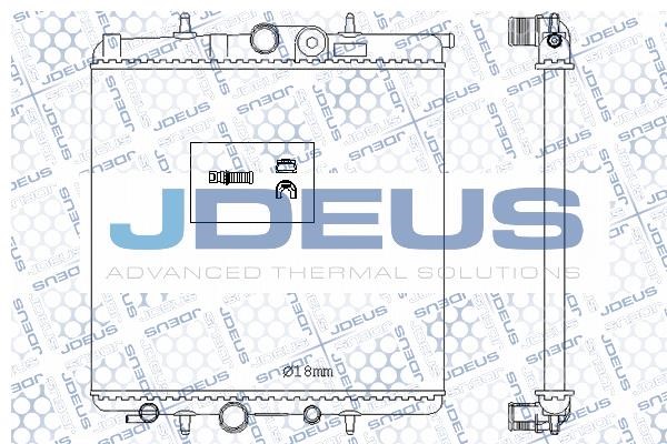 J. Deus M-0210620 Radiator, engine cooling M0210620