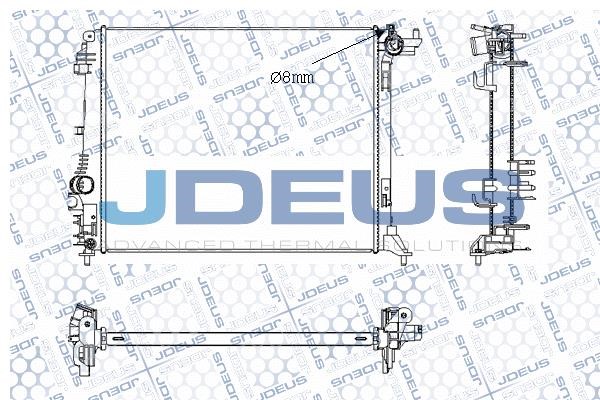 J. Deus M-0231380 Radiator, engine cooling M0231380