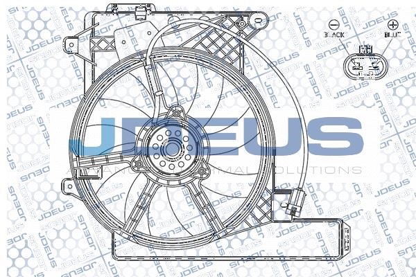 J. Deus EV0200920 Hub, engine cooling fan wheel EV0200920