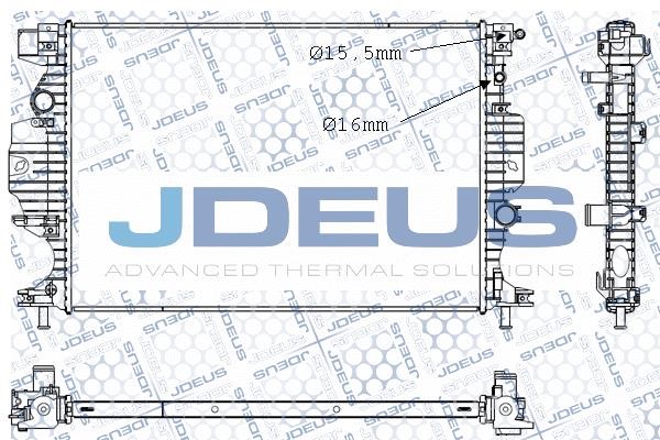 J. Deus M-0121310 Radiator, engine cooling M0121310