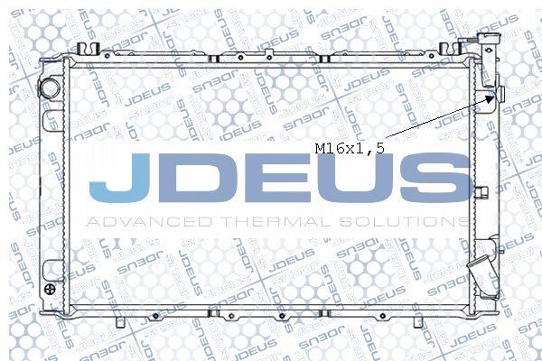 J. Deus M-019029A Radiator, engine cooling M019029A