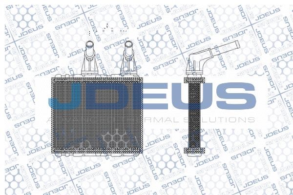 J. Deus M-2190310 Heat exchanger, interior heating M2190310