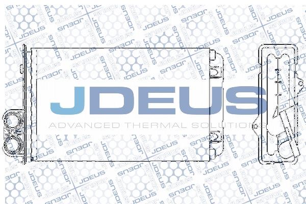 J. Deus M-2231210 Heat exchanger, interior heating M2231210