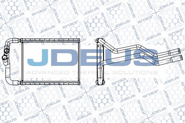 J. Deus M-2540270 Heat exchanger, interior heating M2540270