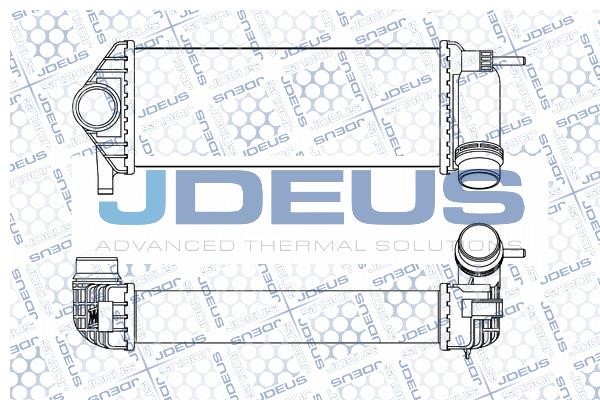 J. Deus M-823106A Intercooler, charger M823106A