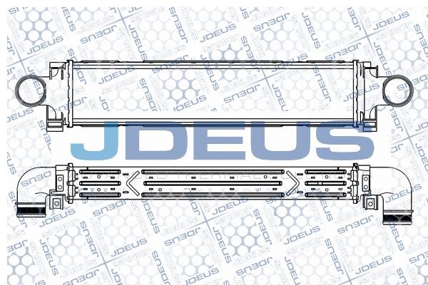 J. Deus M-831057A Intercooler, charger M831057A