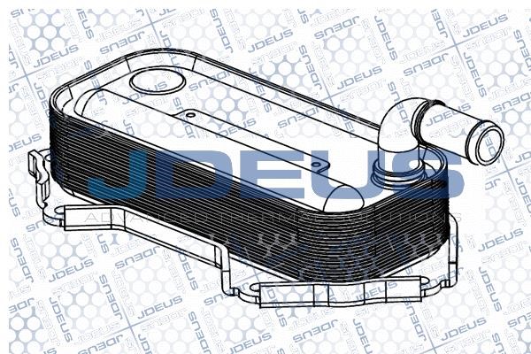 J. Deus M-4280171 Oil Cooler, engine oil M4280171