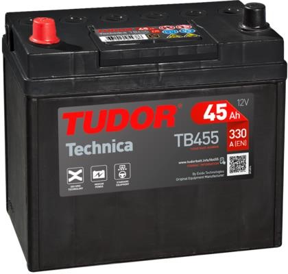 Tudor _TB455 Battery Tudor 12V 45AH 330A(EN) L+ TB455