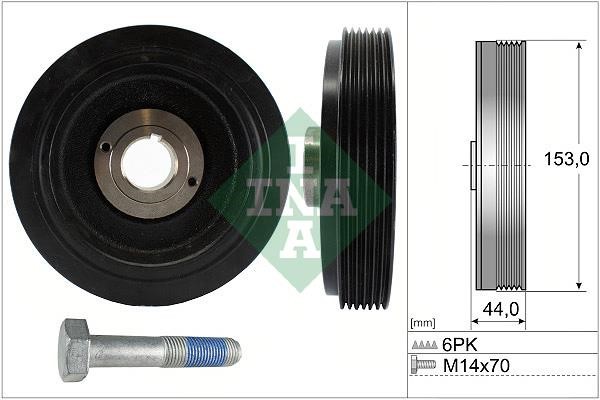 544004220 INA Belt Pulley Set, crankshaft