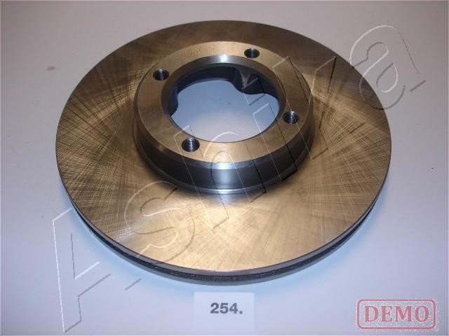 Ashika 60-02-254C Front brake disc ventilated 6002254C