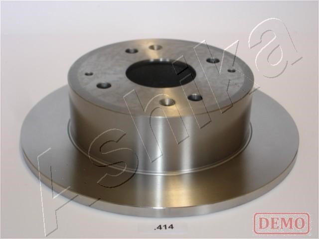 Ashika 61-04-414C Rear brake disc, non-ventilated 6104414C