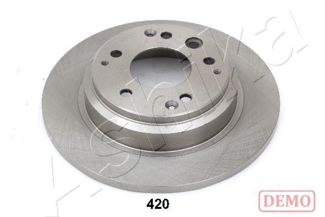 Ashika 61-04-420C Rear brake disc, non-ventilated 6104420C