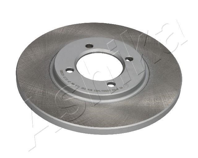 Ashika 60-02-228C Unventilated front brake disc 6002228C