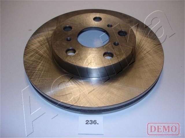 Ashika 60-02-236C Front brake disc ventilated 6002236C