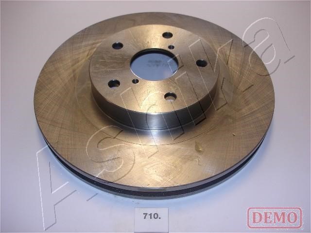 Ashika 60-07-710C Front brake disc ventilated 6007710C