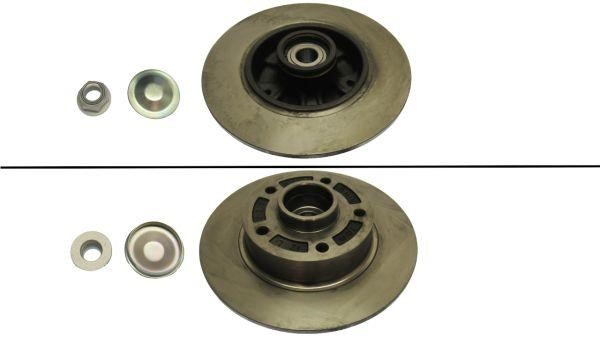 Kawe 61387 20 Rear brake disc, non-ventilated 6138720
