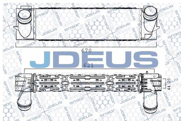 J. Deus M-805069A Intercooler, charger M805069A